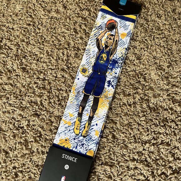 Steph Curry Stance socks (size Large) - Picture 1 of 2